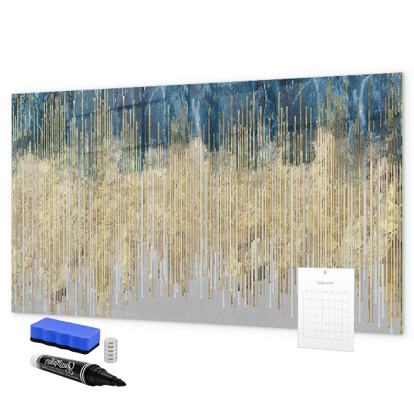 Tableau magnétique effaçable Panneau coloré pour la présentation de photos