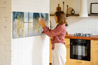 Tableau magnétique effaçable Panneau coloré pour la présentation de photos
