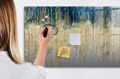 Tableau magnétique effaçable Panneau coloré pour la présentation de photos