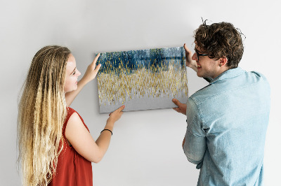 Tableau magnétique effaçable Panneau coloré pour la présentation de photos