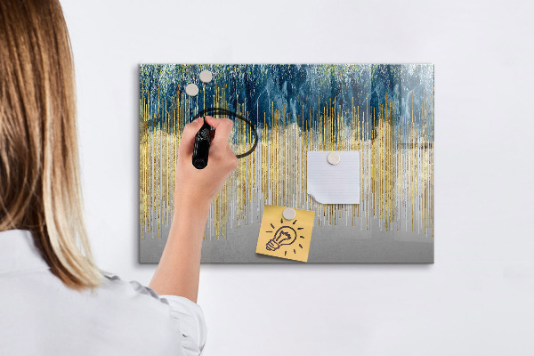 Tableau magnétique effaçable Panneau coloré pour la présentation de photos