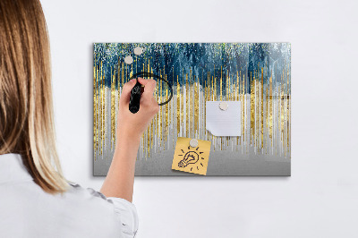 Tableau magnétique effaçable Panneau coloré pour la présentation de photos