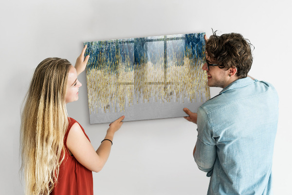 Tableau magnétique effaçable Panneau coloré pour la présentation de photos