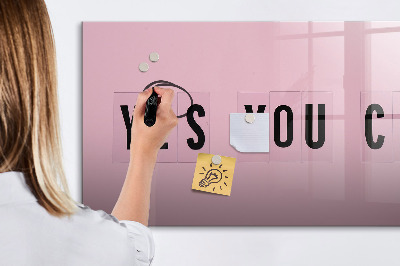 Tableau effaçable magnétique Un espace inspirant pour l'expression de soi