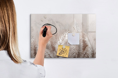 Tableau magnétique effaçable Tableau élégant pour photos et notes