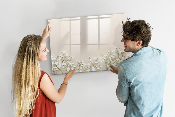 Tableau magnétique effaçable Un tableau élégant pour les notes et les photos