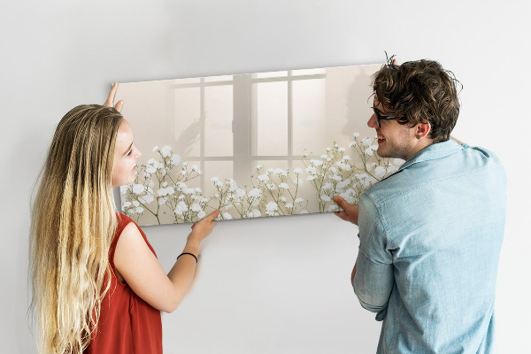 Tableau magnétique effaçable Un tableau élégant pour les notes et les photos