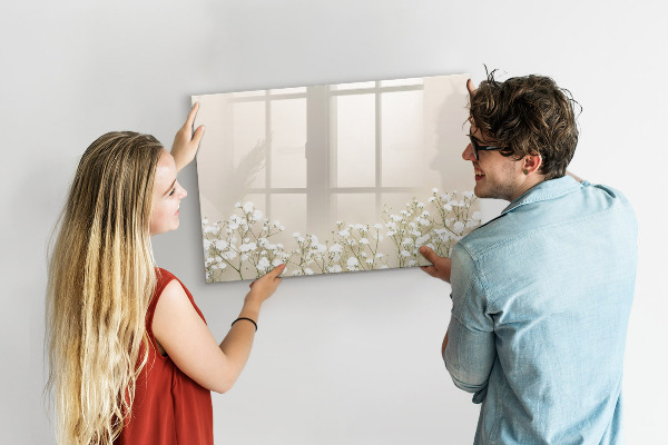 Tableau magnétique effaçable Un tableau élégant pour les notes et les photos