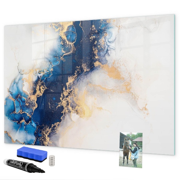 Tableau effaçable magnétique Tableau moderne pour photos et notes