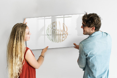 Tableau effaçable magnétique Souvenirs d'été sur un tableau magnétique