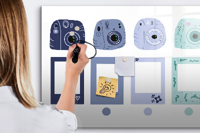 Tableau effaçable magnétique Un lieu créatif pour les souvenirs et les photos