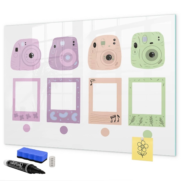 Tableau magnétique effaçable Tableau créatif pour photos et notes