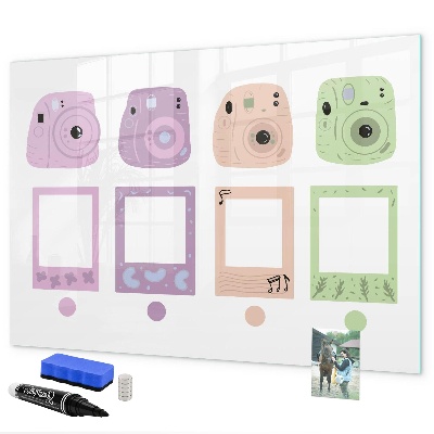 Tableau magnétique effaçable Tableau créatif pour photos et notes