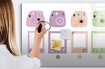 Tableau magnétique effaçable Tableau créatif pour photos et notes