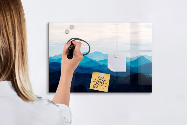 Tableau effaçable magnétique Préservez vos souvenirs avec élégance.