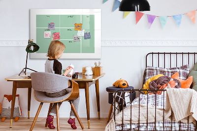 Tableau effaçable magnétique Organiseur avec notes et photos