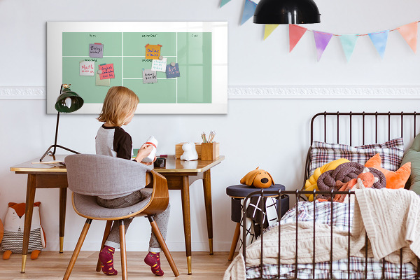Tableau effaçable magnétique Organiseur avec notes et photos