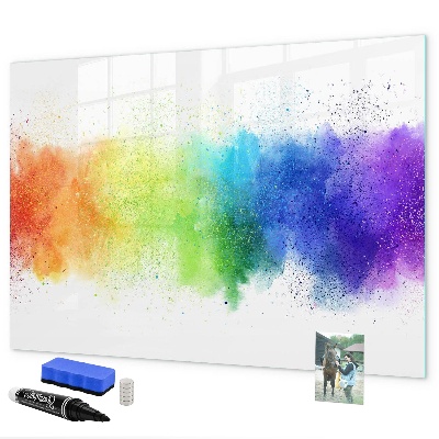 Tableau magnétique effaçable Tableau d'affichage de photos colorées