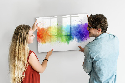 Tableau magnétique effaçable Tableau d'affichage de photos colorées