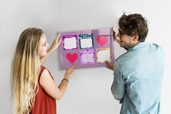 Tableau effaçable magnétique Conseil de planification et de motivation