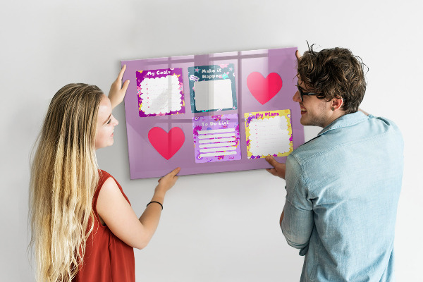 Tableau effaçable magnétique Conseil de planification et de motivation