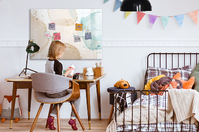 Tableau effaçable magnétique Panneau d'affichage photo créatif