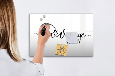Tableau effaçable magnétique Un espace créatif pour les souvenirs et les photos