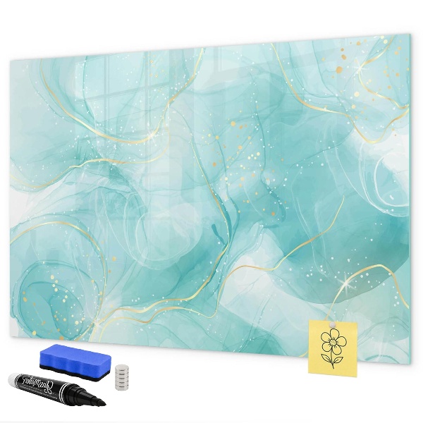 Tableau magnétique effaçable Un tableau coloré pour les photos et les notes