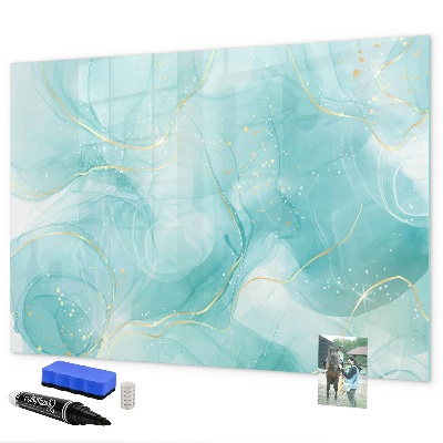 Tableau magnétique effaçable Un tableau coloré pour les photos et les notes