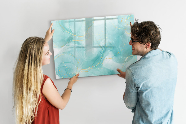 Tableau magnétique effaçable Un tableau coloré pour les photos et les notes