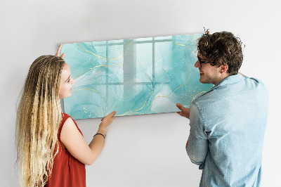 Tableau magnétique effaçable Un tableau coloré pour les photos et les notes