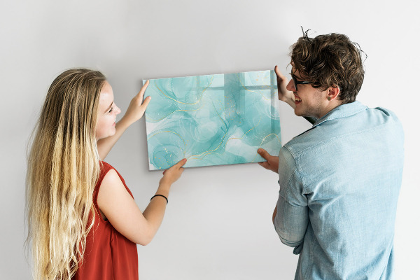 Tableau magnétique effaçable Un tableau coloré pour les photos et les notes