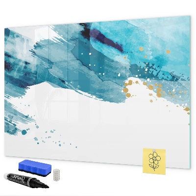 Tableau effaçable magnétique Une affiche colorée pour présenter des photos
