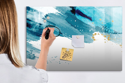 Tableau effaçable magnétique Une affiche colorée pour présenter des photos