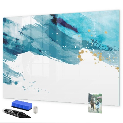 Tableau effaçable magnétique Une affiche colorée pour présenter des photos