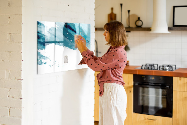 Tableau effaçable magnétique Une affiche colorée pour présenter des photos