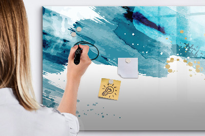 Tableau effaçable magnétique Une affiche colorée pour présenter des photos