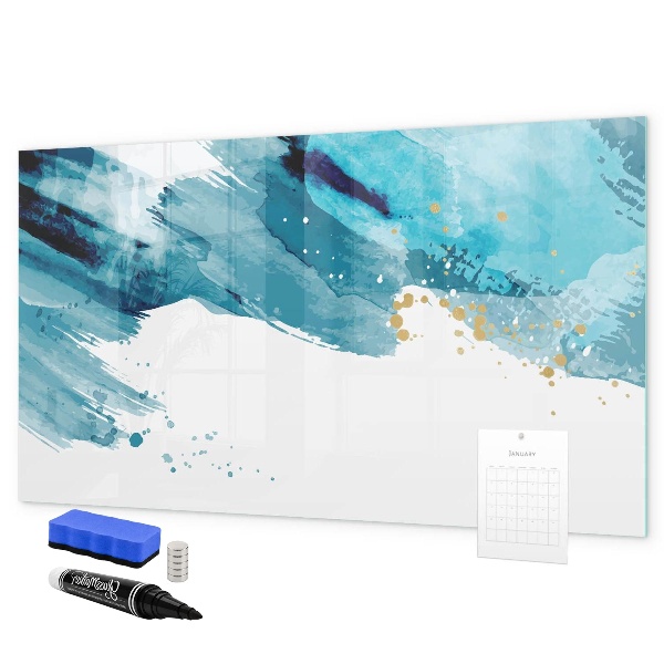 Tableau effaçable magnétique Une affiche colorée pour présenter des photos