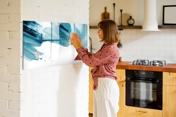 Tableau effaçable magnétique Une affiche colorée pour présenter des photos