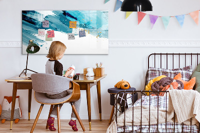 Tableau effaçable magnétique Une affiche colorée pour présenter des photos