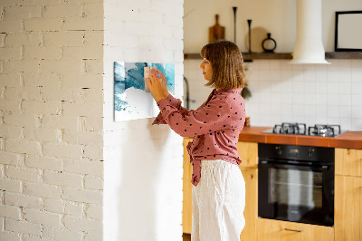 Tableau effaçable magnétique Une affiche colorée pour présenter des photos
