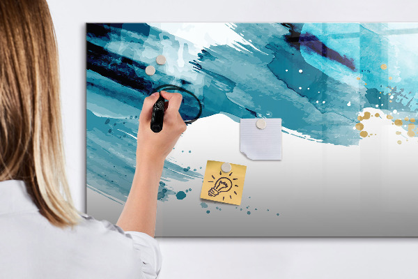 Tableau effaçable magnétique Une affiche colorée pour présenter des photos