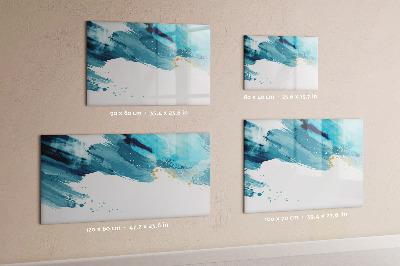 Tableau effaçable magnétique Une affiche colorée pour présenter des photos