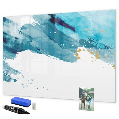 Tableau effaçable magnétique Une affiche colorée pour présenter des photos
