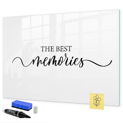 Tableau effaçable magnétique Les meilleurs moments de votre vie