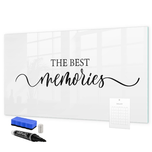 Tableau effaçable magnétique Les meilleurs moments de votre vie