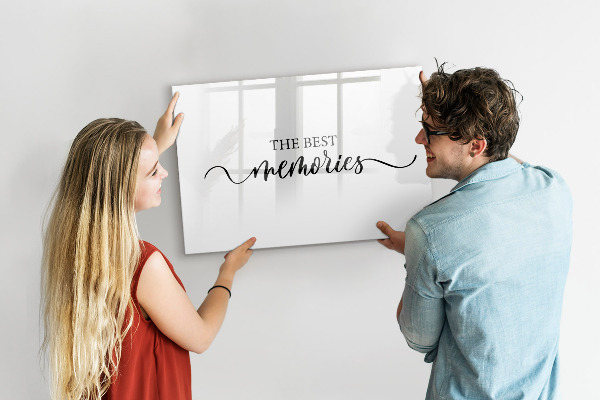 Tableau effaçable magnétique Les meilleurs moments de votre vie