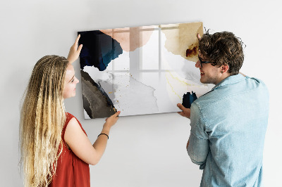 Tableau magnétique effaçable Un espace créatif pour présenter des photos