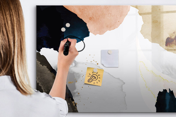 Tableau magnétique effaçable Un espace créatif pour présenter des photos