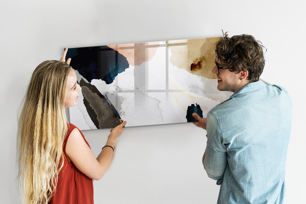 Tableau magnétique effaçable Un espace créatif pour présenter des photos